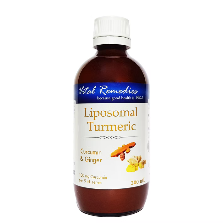Vital Remedies Liposomal Curcumin Turmeric & Ginger 200ml