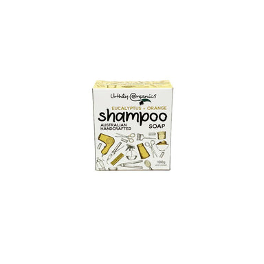 Shampoo Soap Bar - Eucalyptus & Orange 100g - Urthly Organics - Santos Organics
