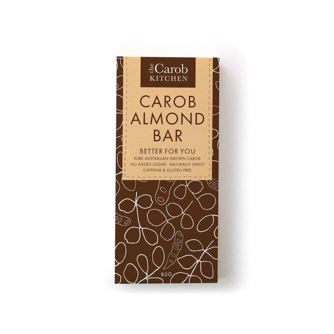 The Carob Kitchen Carob Almond Bar 80g