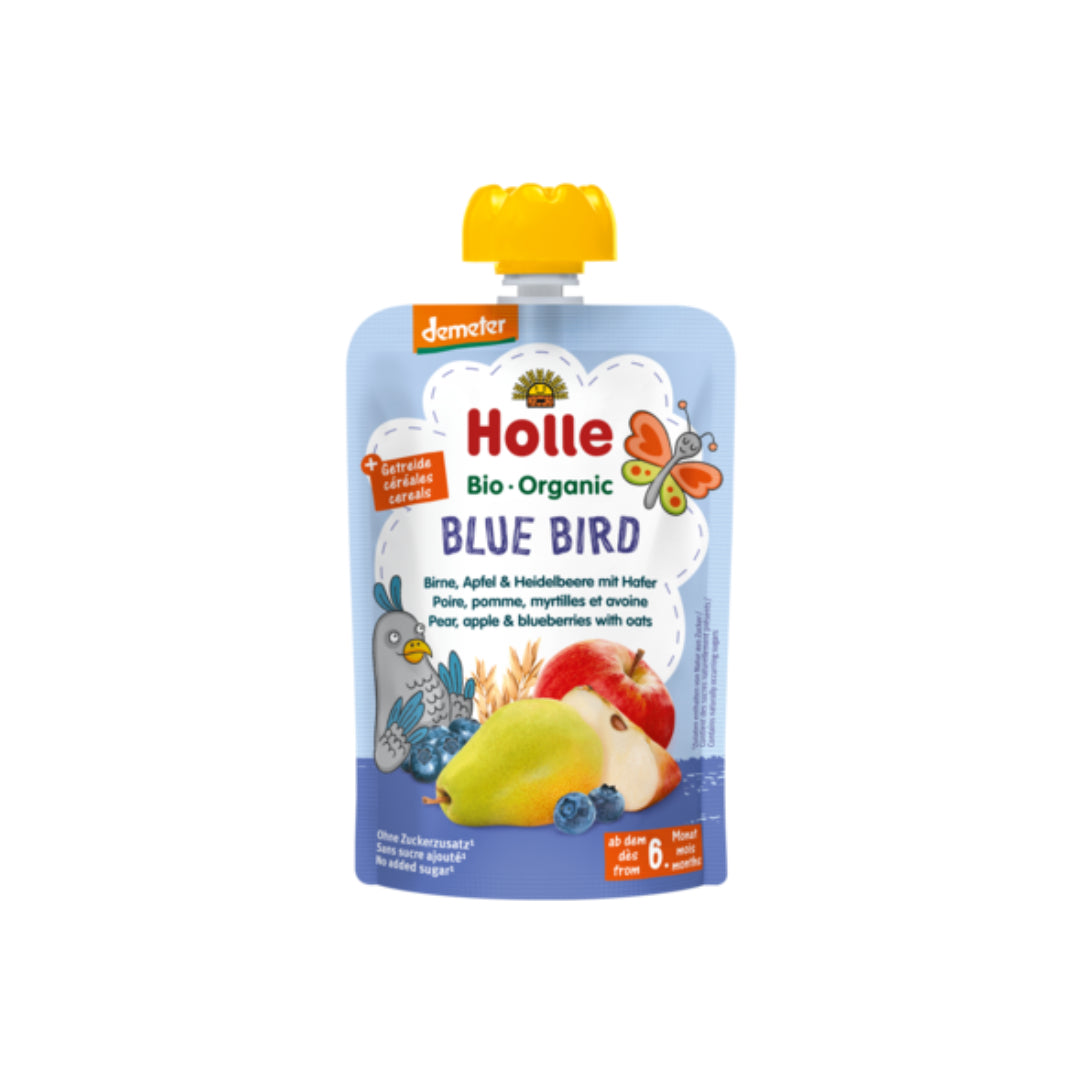 Holle Pouch Blue Bird Pear App 100g