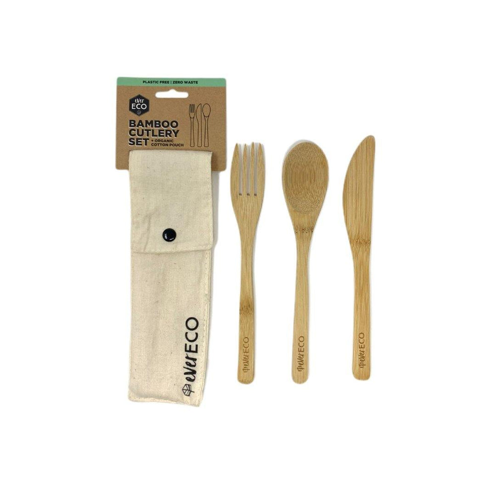 Bamboo Cutlery Set Ever Eco - Santos Organics
