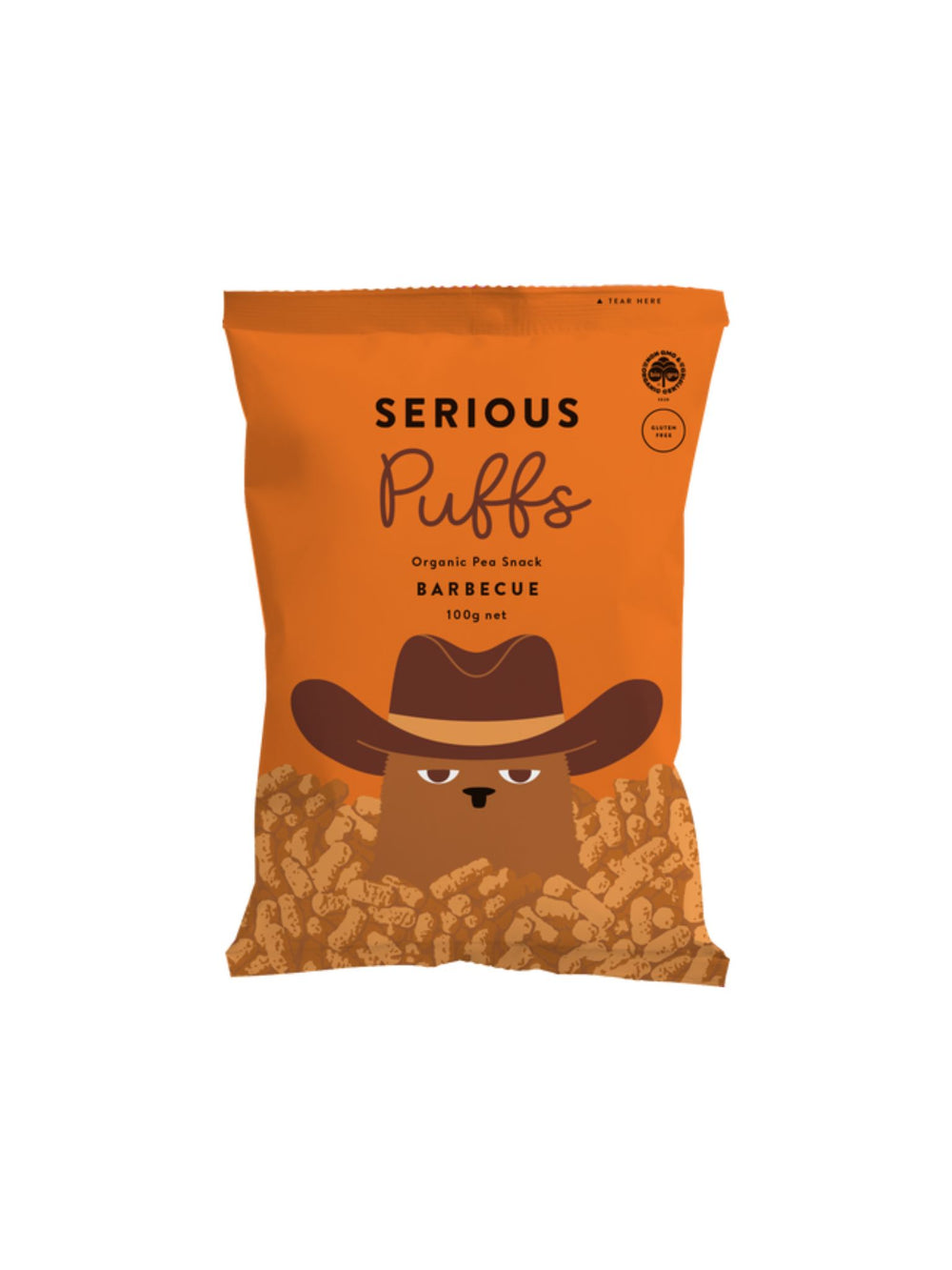 Barbecue Pea Snack Serious Food 100g