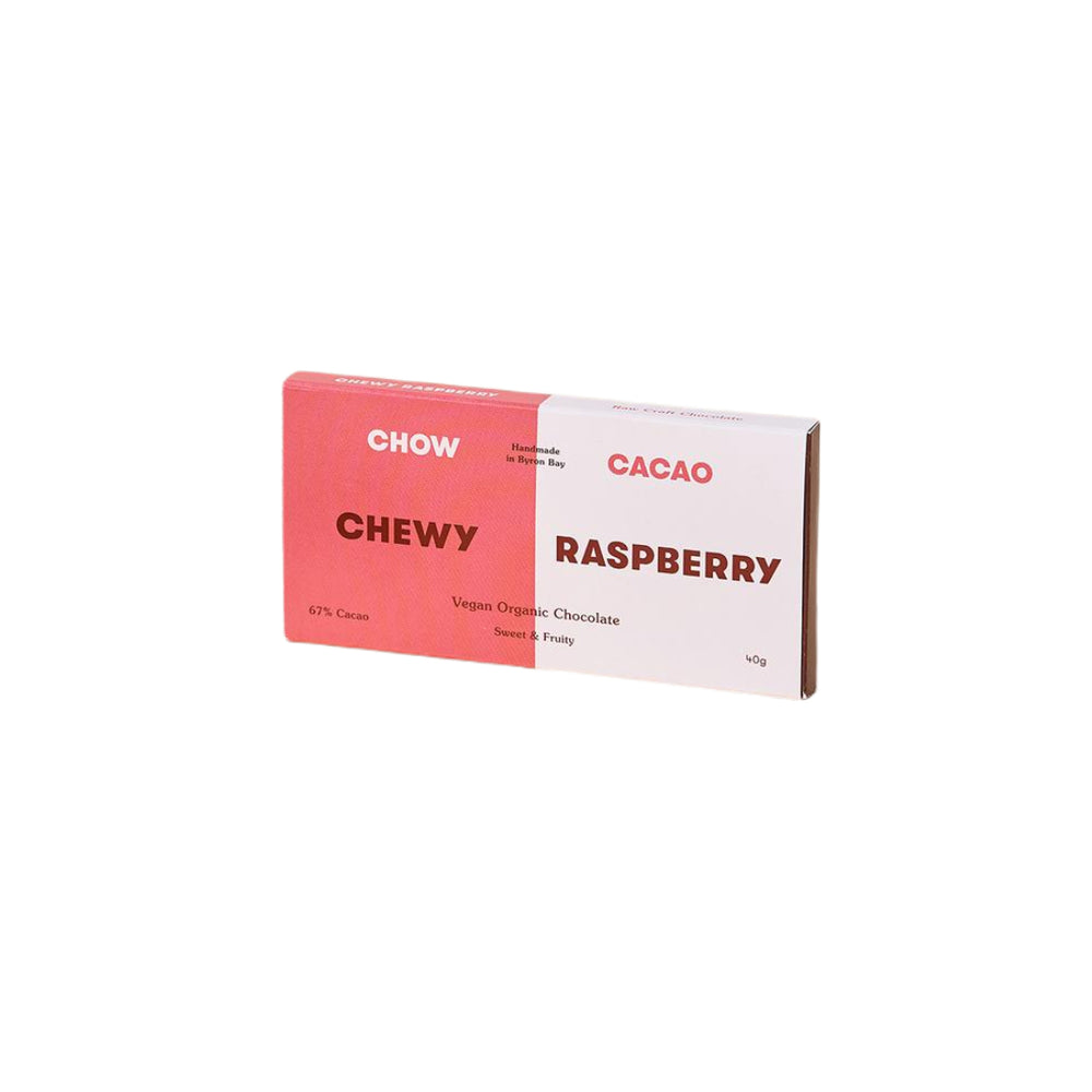 Chewy Raspberry Chocolate Chow Cacao 40g