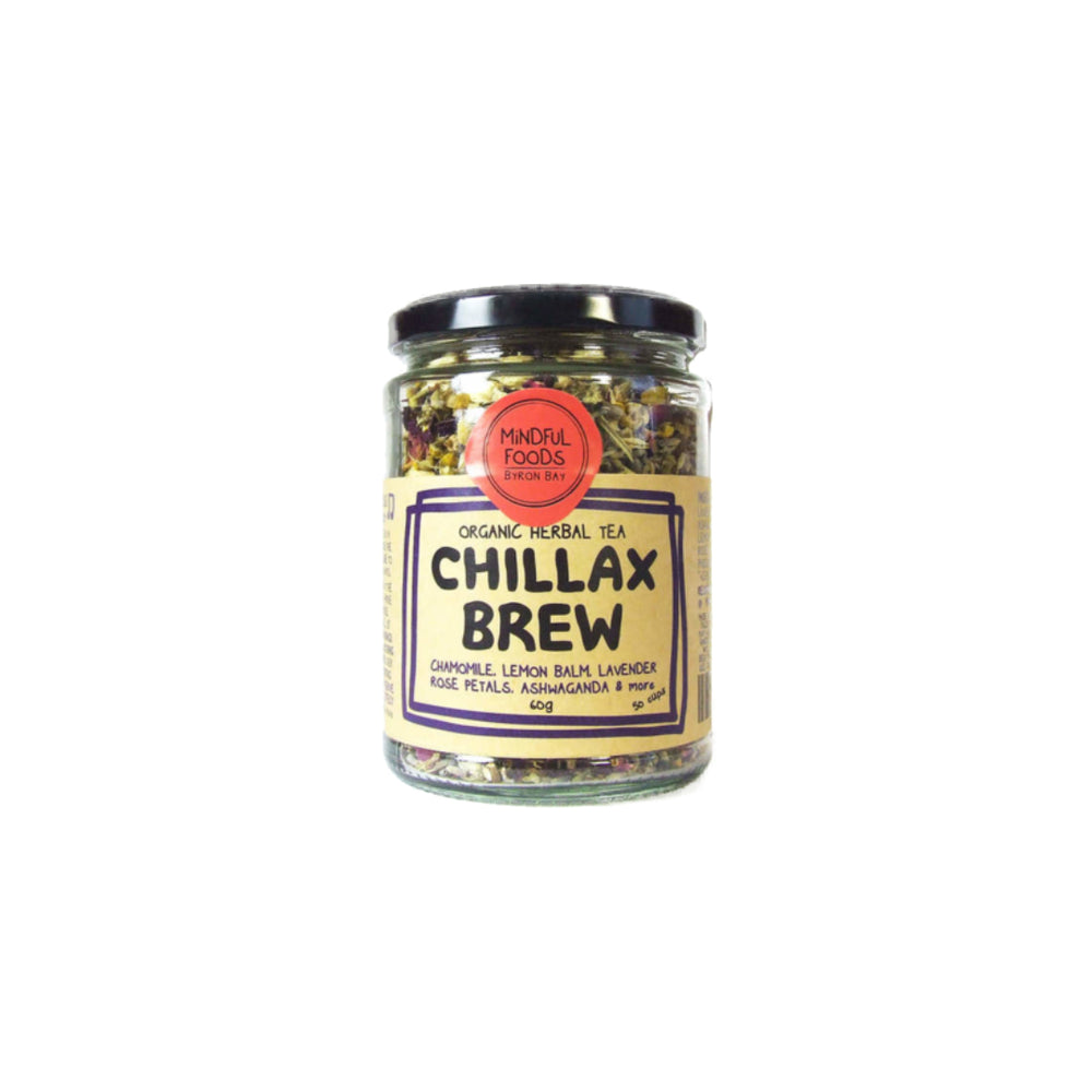 Chillax Brew Herbal Tea 60g  - Mindful Foods