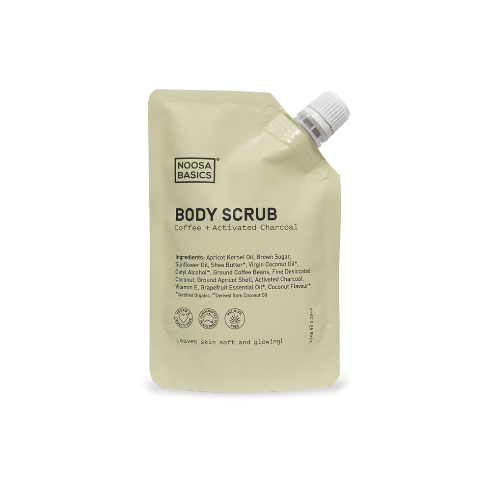 Coffee & Charcoal Body Scrub Noosa Basics 150g