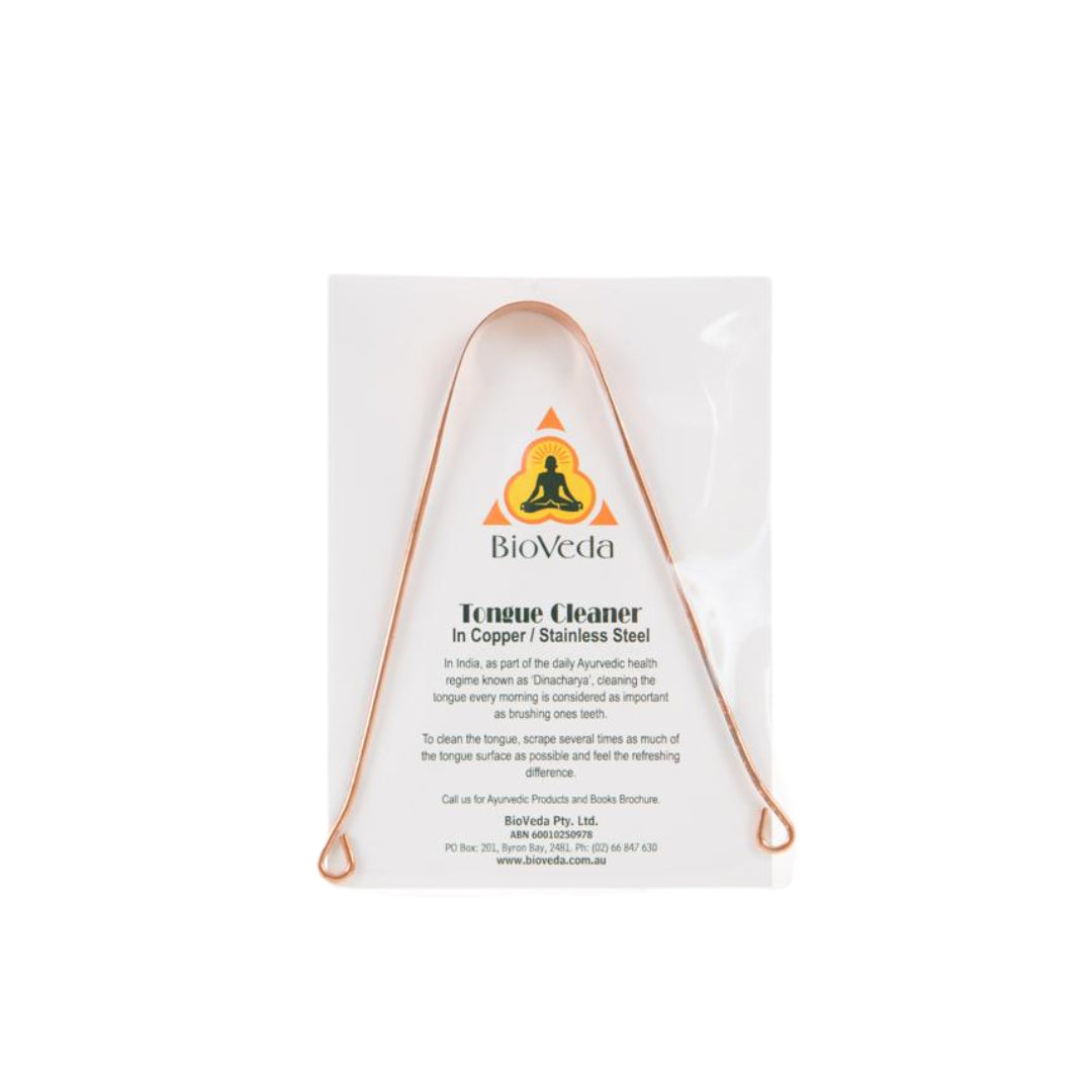 Bio Veda Tongue Scraper Copper 1pk