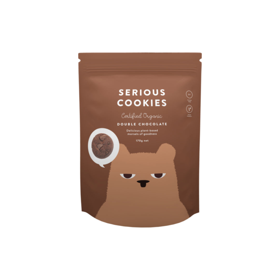 Serious Food Cookies Chewy Double Choc 170g