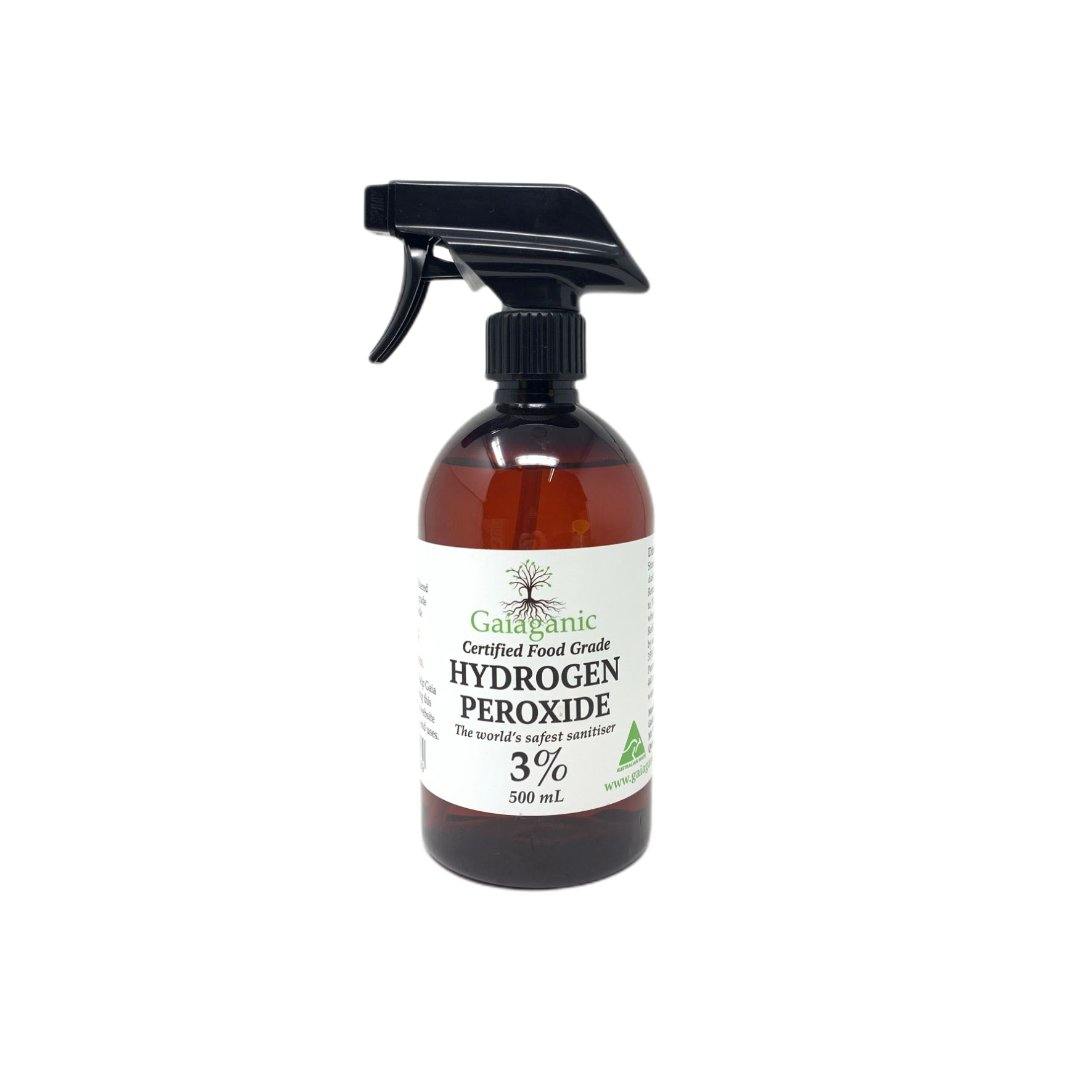Food Grade Hyrdrogen Peroxide Gaiaganic 500ml - Santos Organics