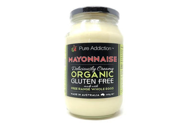 Organic Gluten Free Mayonnaise Pure Addiction 440g - Santos Organics