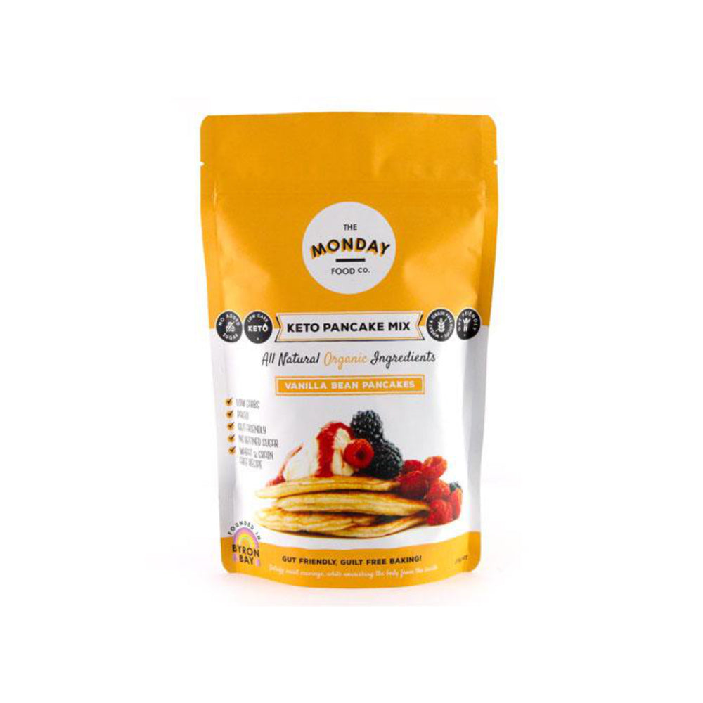 Keto Vanilla Bean Pancake Mix The Monday Food Co 215g