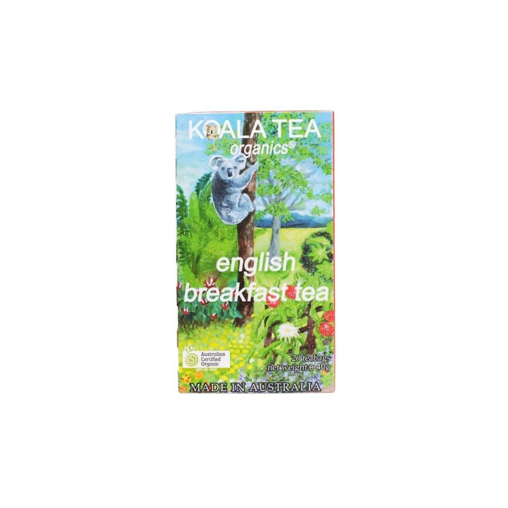 Koala Organic Tea Bags English Breakfast 40g (20 bags) - Santos Organics