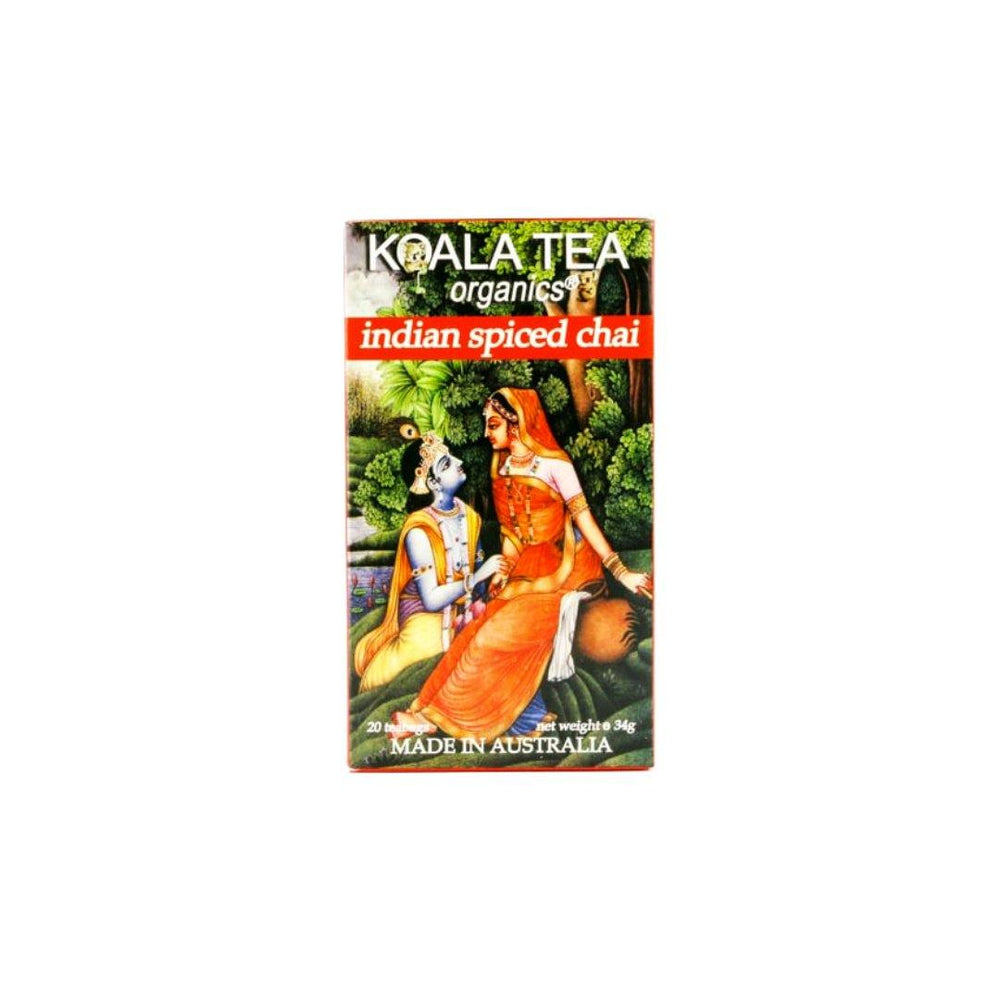 Koala Organic Tea Bags Indian Spice Chai 34g (20 bags) - Santos Organics