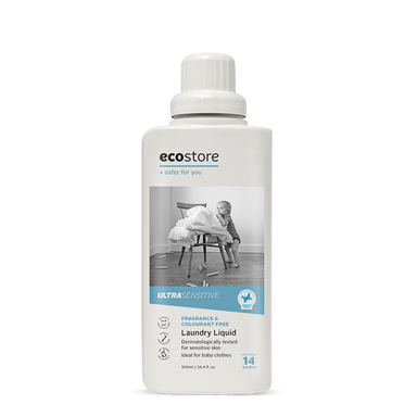 Laundry Liquid - Ultra Sensitive 1lt - Ecostore - Santos Organics