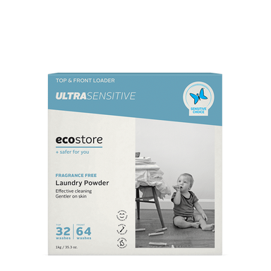 Laundry Powder - Ultra Sensitive 1kg - Ecostore - Santos Organics