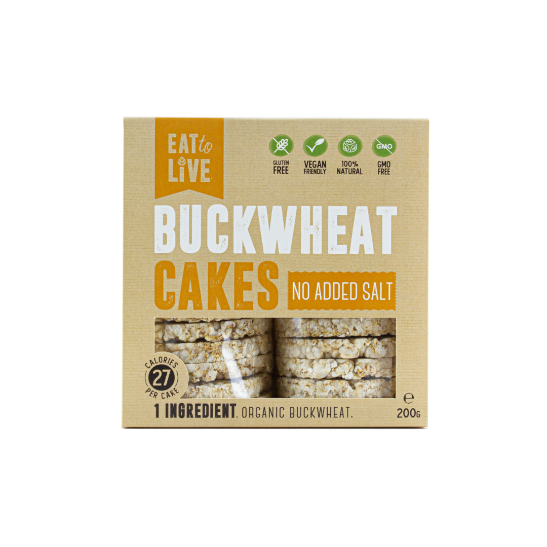 Eat To Live Buckwheat Cakes No Salt 200g
