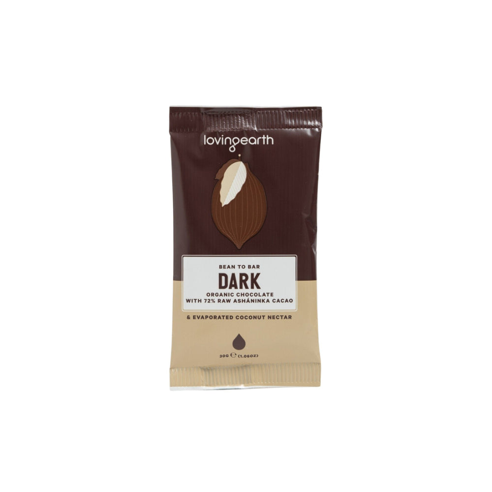 Organic 72% Dark Chocolate Loving Earth 30g