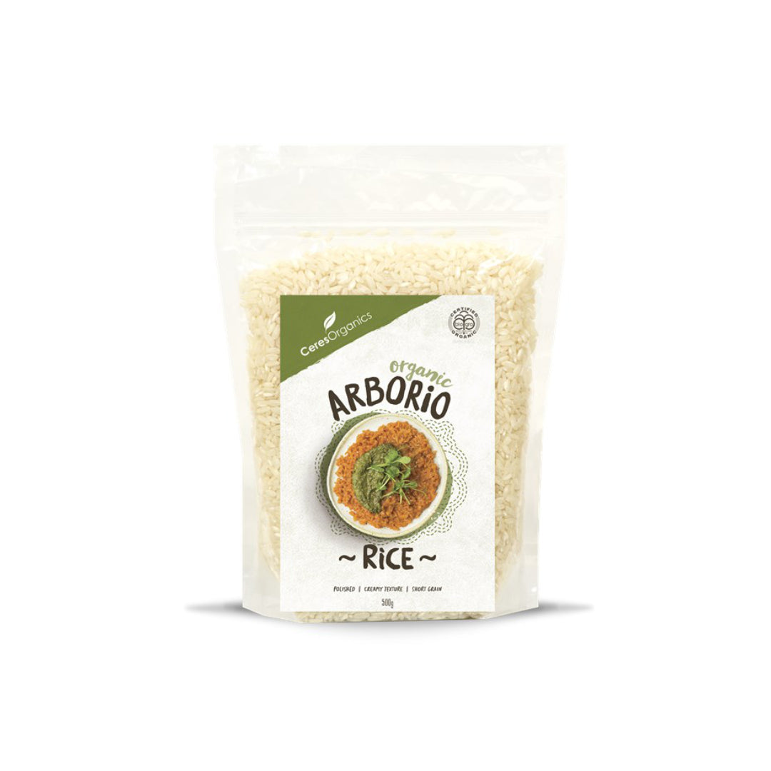 Organic Arborio Rice Ceres Organics 500g — Santos Organics