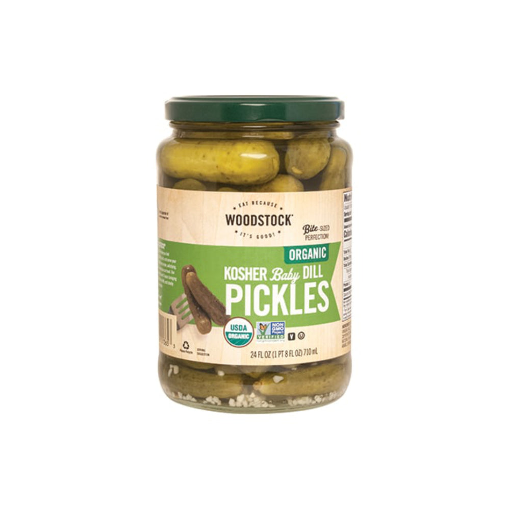 Organic Baby Dill Pickles Woodstock 710ml