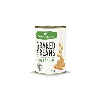 Organic Baked Beans Ceres Organics 400g - Santos Organics