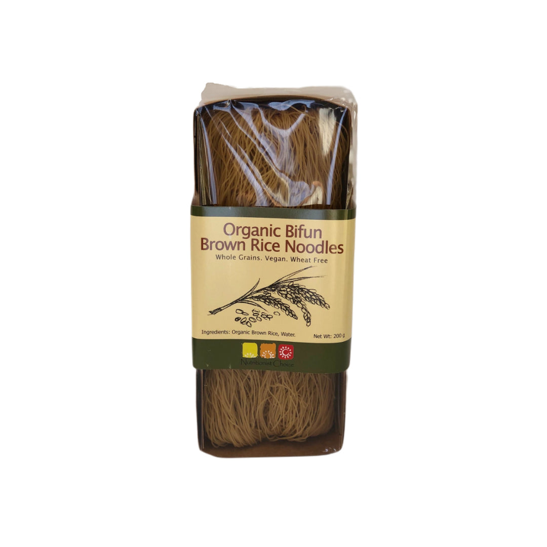 Nutritionist Choice Organic Rice Noodles Bifun Brown 200g