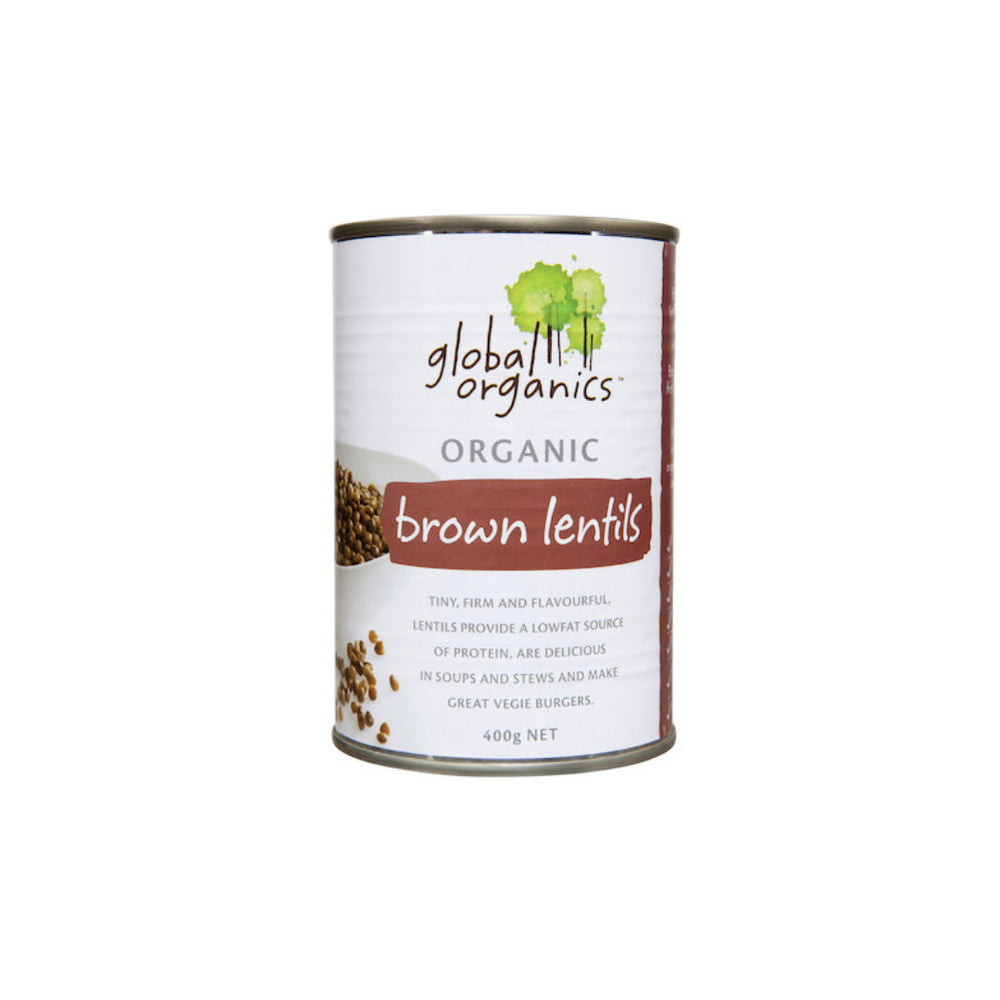 Organic Brown Lentils Global Organics 400g