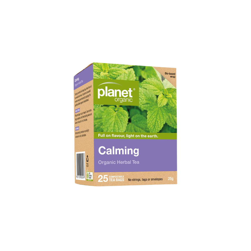 Organic Calming Tea Planet Organic 25 Tea Bags