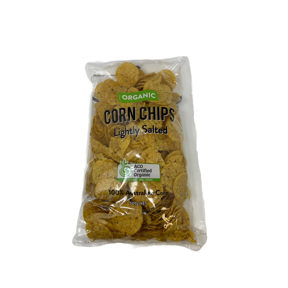 Organic Corn Chips Yarra Valley Snack Foods 500g