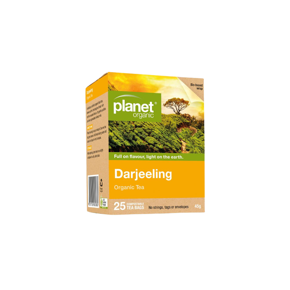 Organic Darjeeling Tea Planet Organic 25 Tea Bags