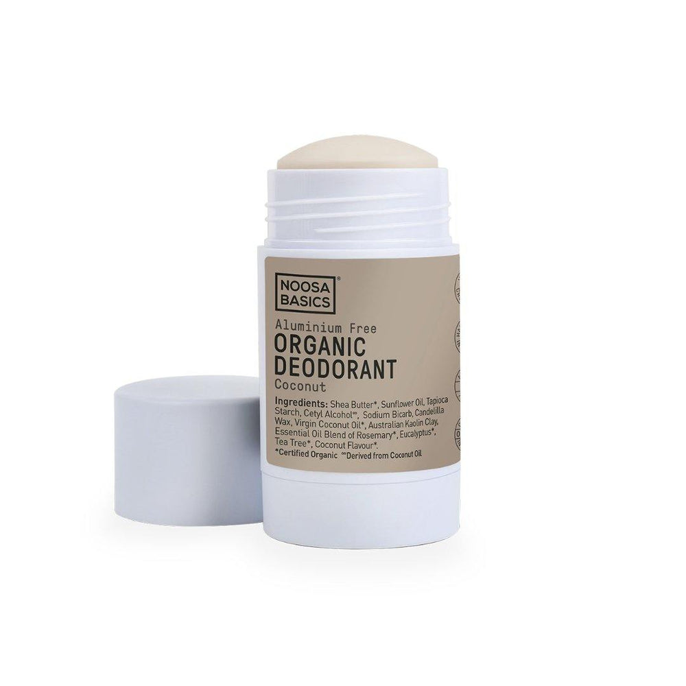 Organic Stick Deodorant Coconut 60g - Noosa Basics - Santos Organics