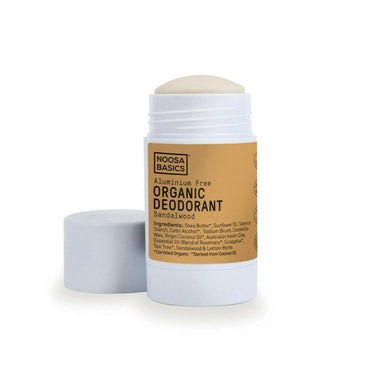 Organic Stick Deodorant Sandalwood 60g - Noosa Basics - Santos Organics