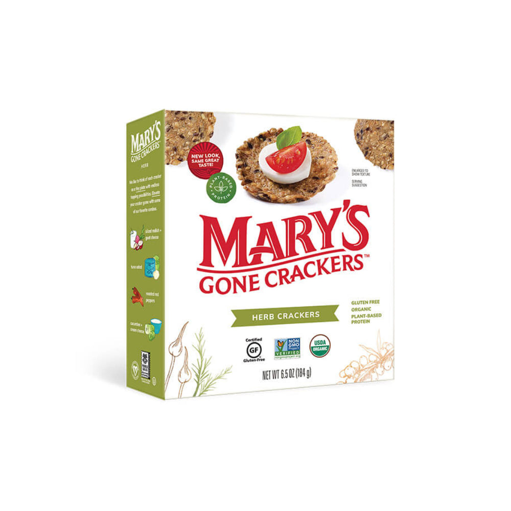 Organic Herb Crackers Mary's Gone Crackers 156g