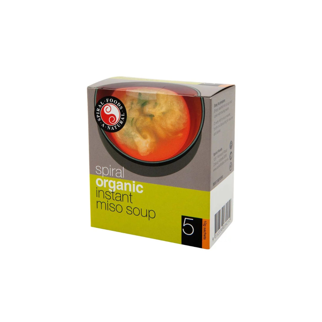 Spiral Foods Organic Instant Miso Soup 5x10g