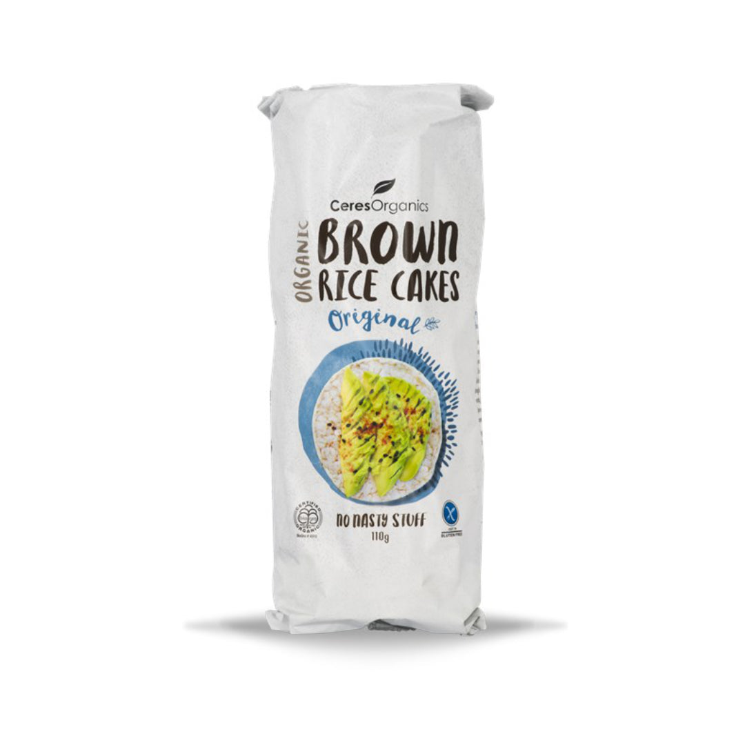 Ceres Organics Brown Rice Cakes Original 110g