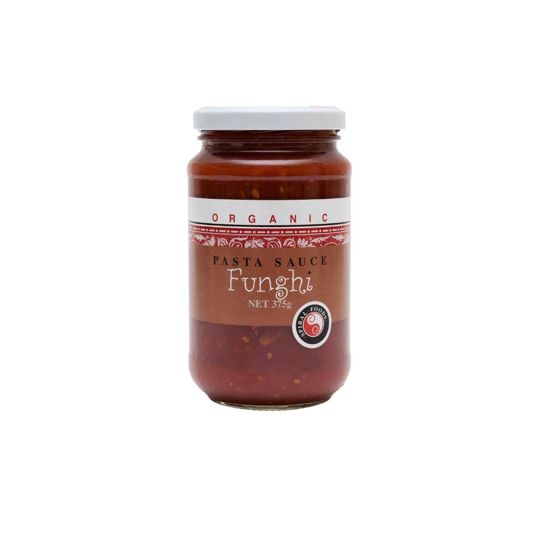 Organic Pasta Sauce Funghi Spiral 375g - Santos Organics