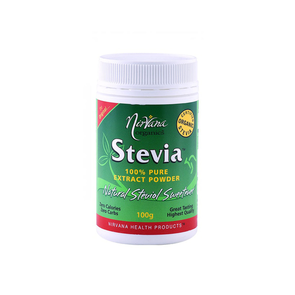 Organic Pure Stevia Extract Powder Nirvana Organics