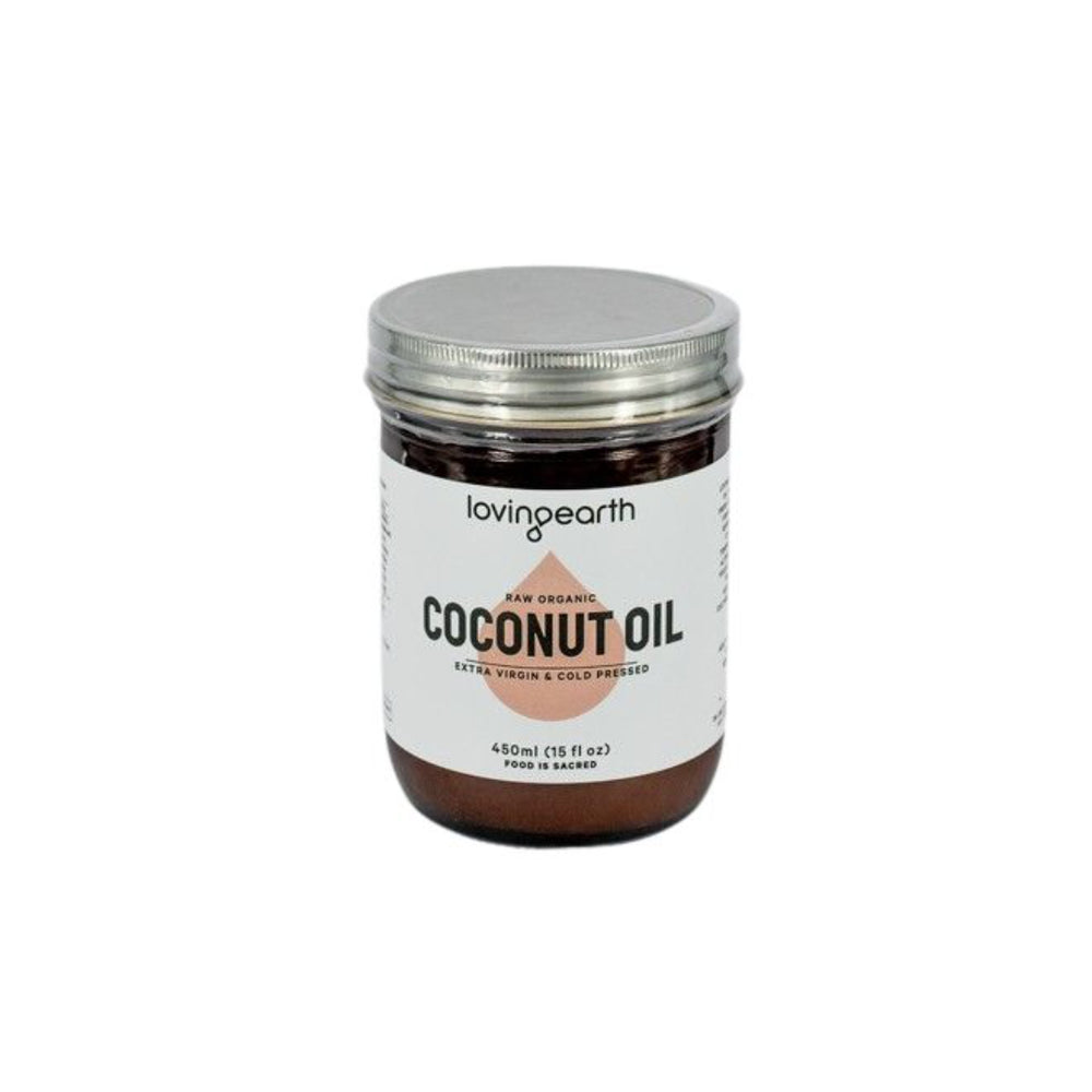 Organic Raw Coconut Oil Loving Earth 450ml