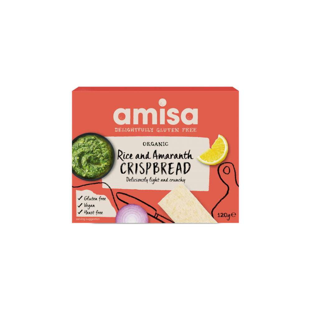 Organic Rice & Amaranth Crispbread Amisa 120g