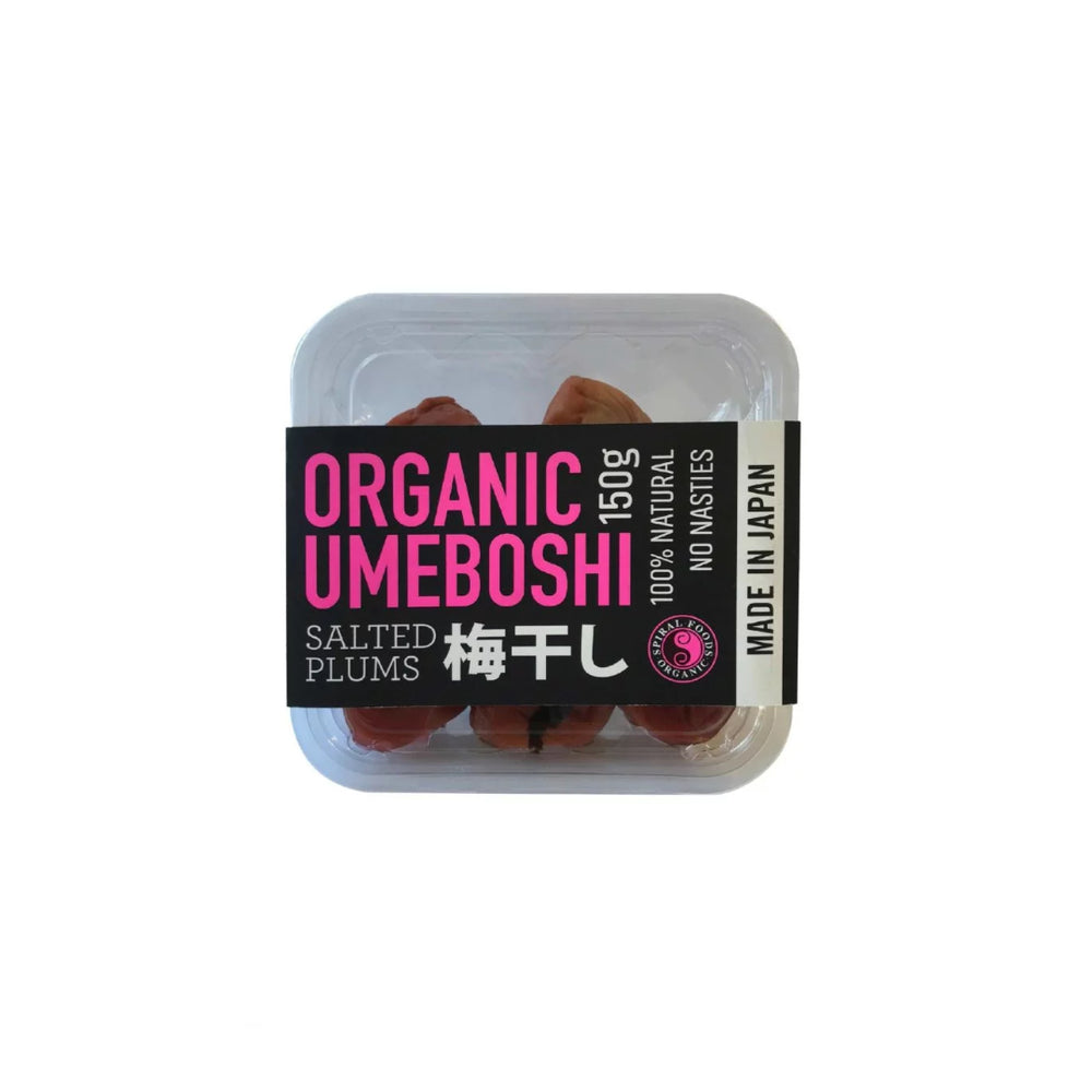Organic Salted Umeboshi Plums Spiral Foods 150g