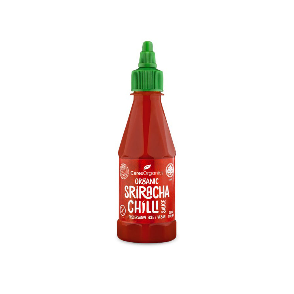 Organic Sriracha Chilli Sauce Ceres Organics 250ml