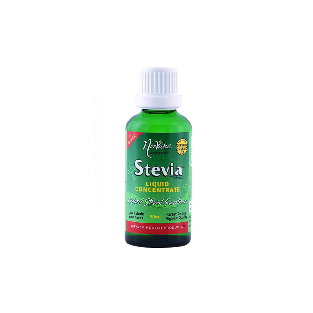 Organic Stevia Liquid Concentrate Nirvana Organics 50ml