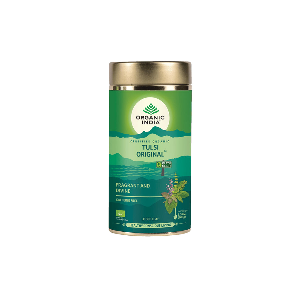 Organic Tulsi Tea Loose Leaf Organic India 100g