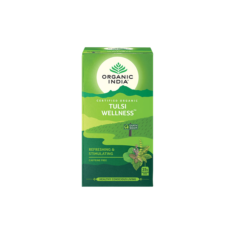 Organic Tulsi Wellness 25 Tea Bags Organic India
