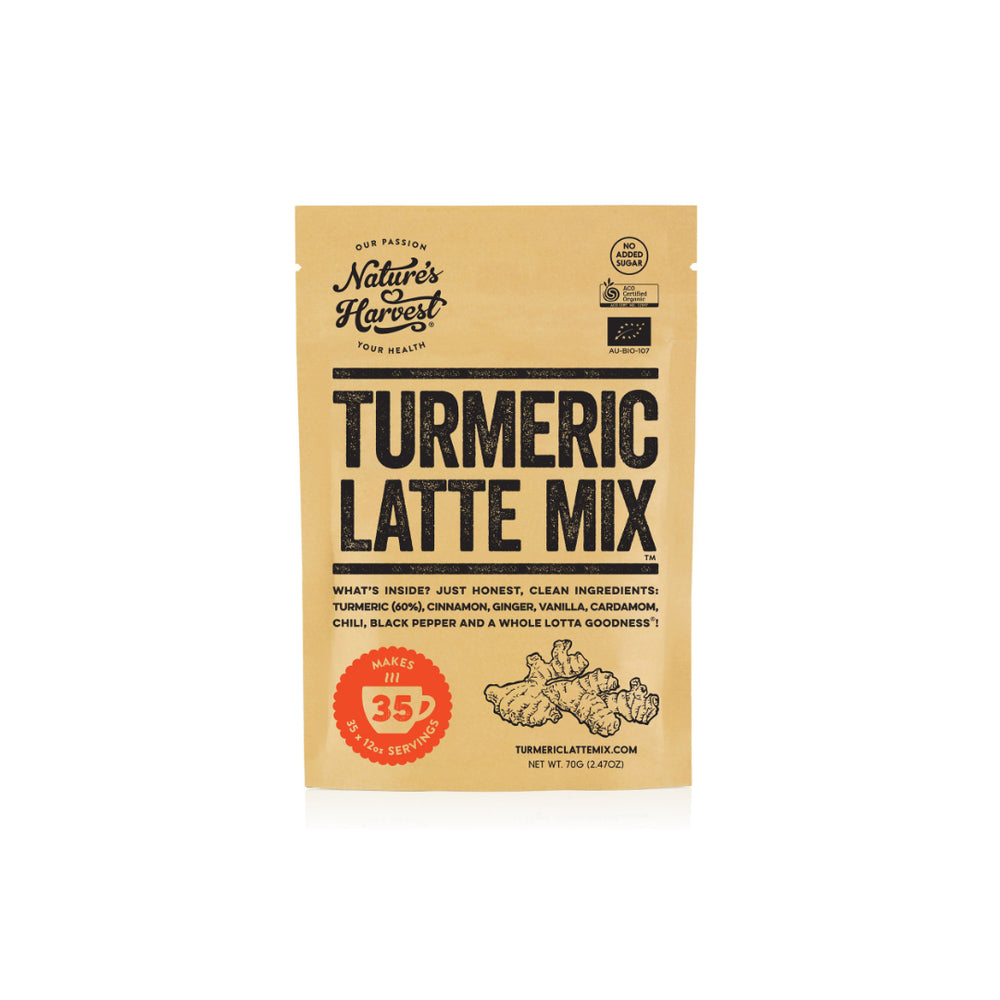 Organic Turmeric Latte Mix Nature's Harvest 70g