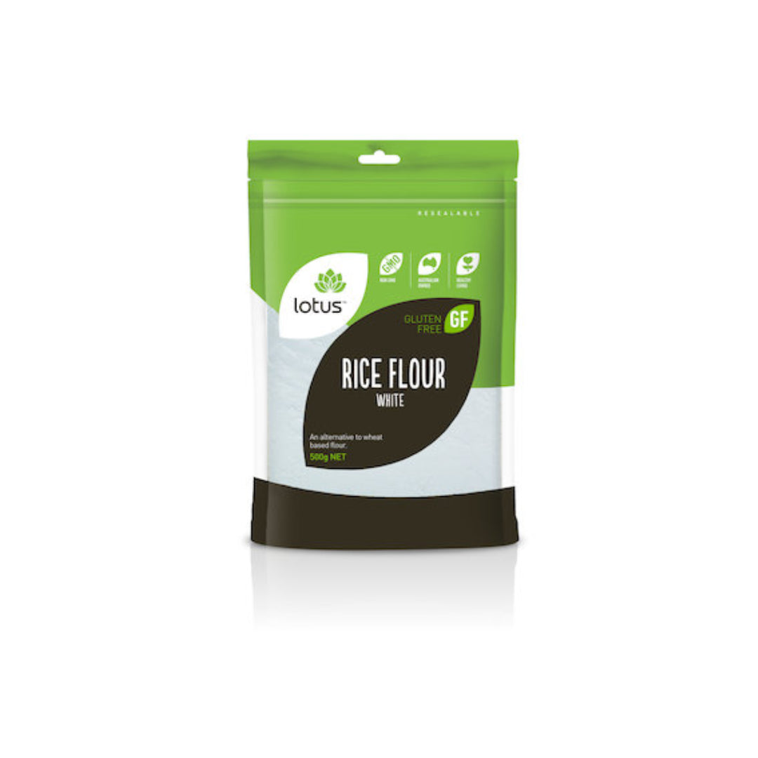 Lotus Organic Flour White Rice 500g