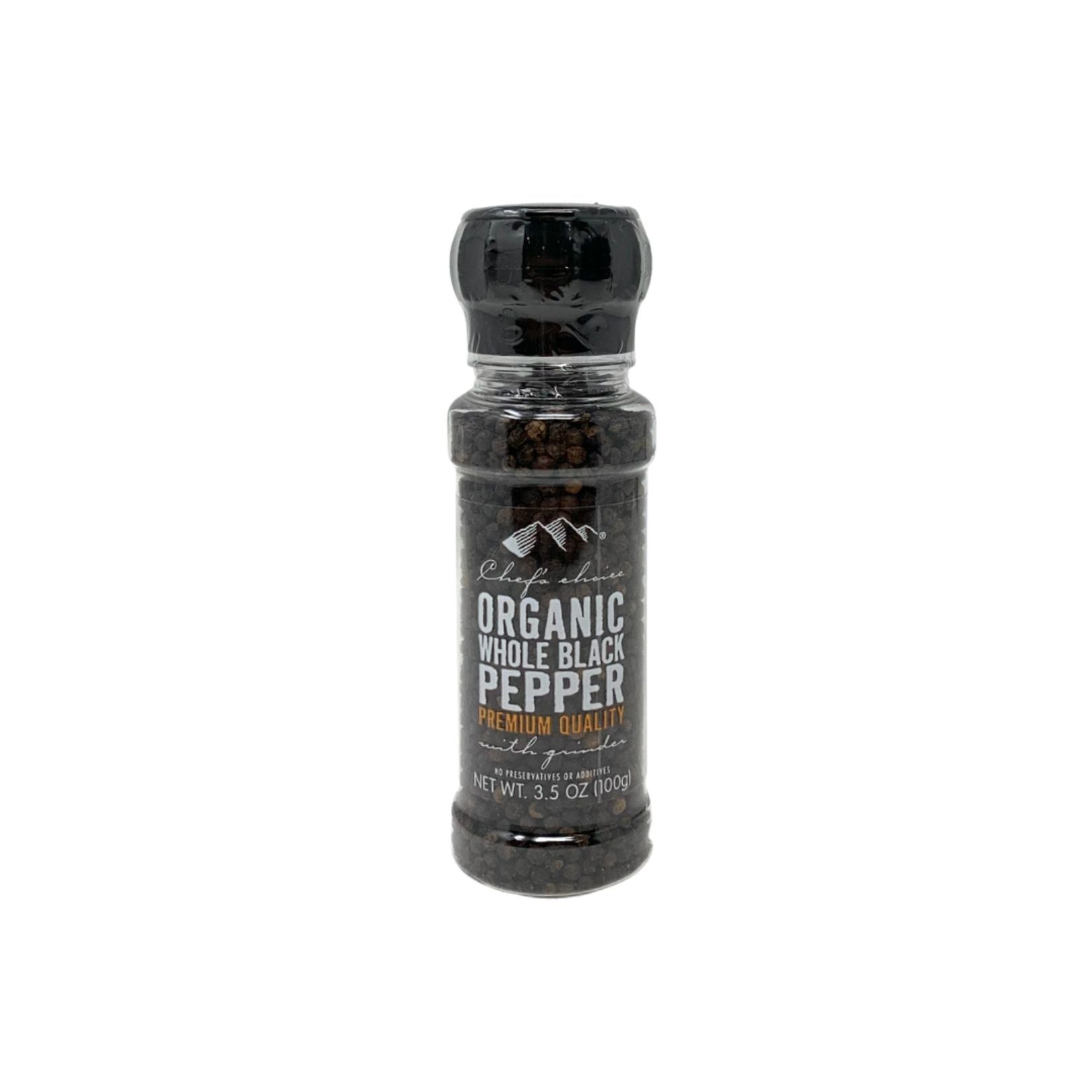 Chef's Choice Whole Black Pepper Grind 100g