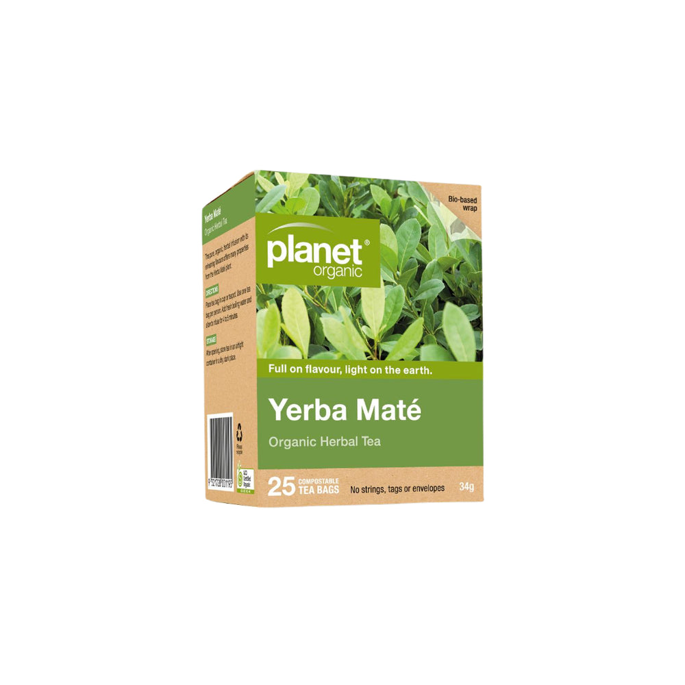 Organic Yerba Mate Planet Organic 25 Tea Bags