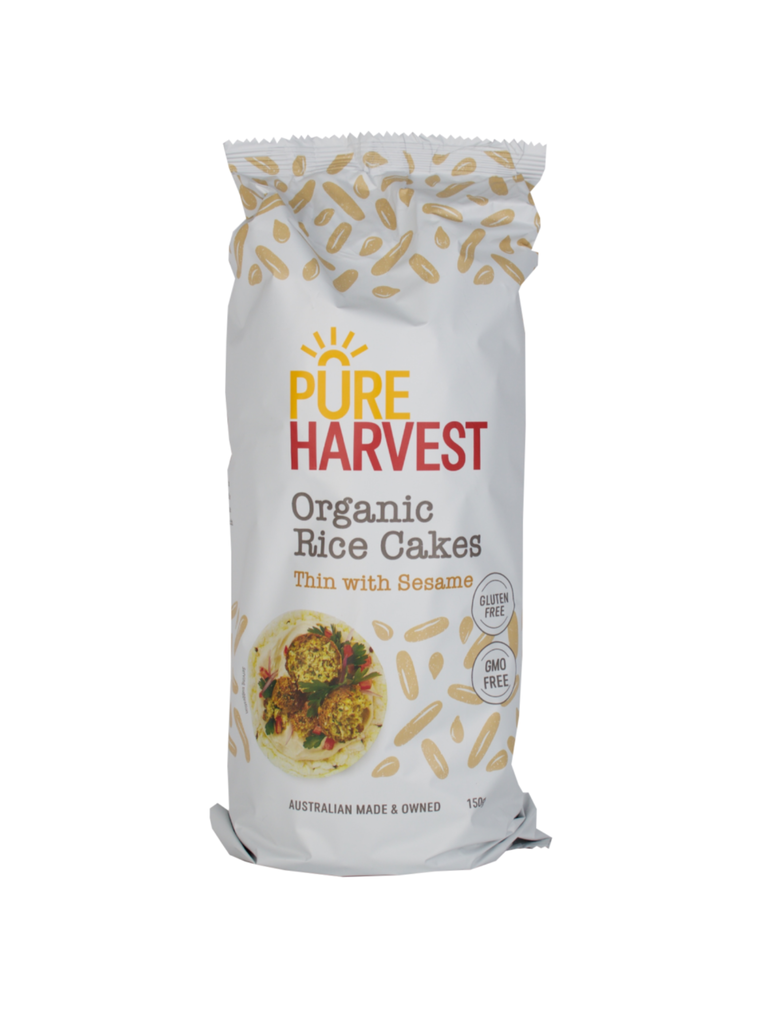 Pureharvest Organic Rice Cakes with Sesame 150g