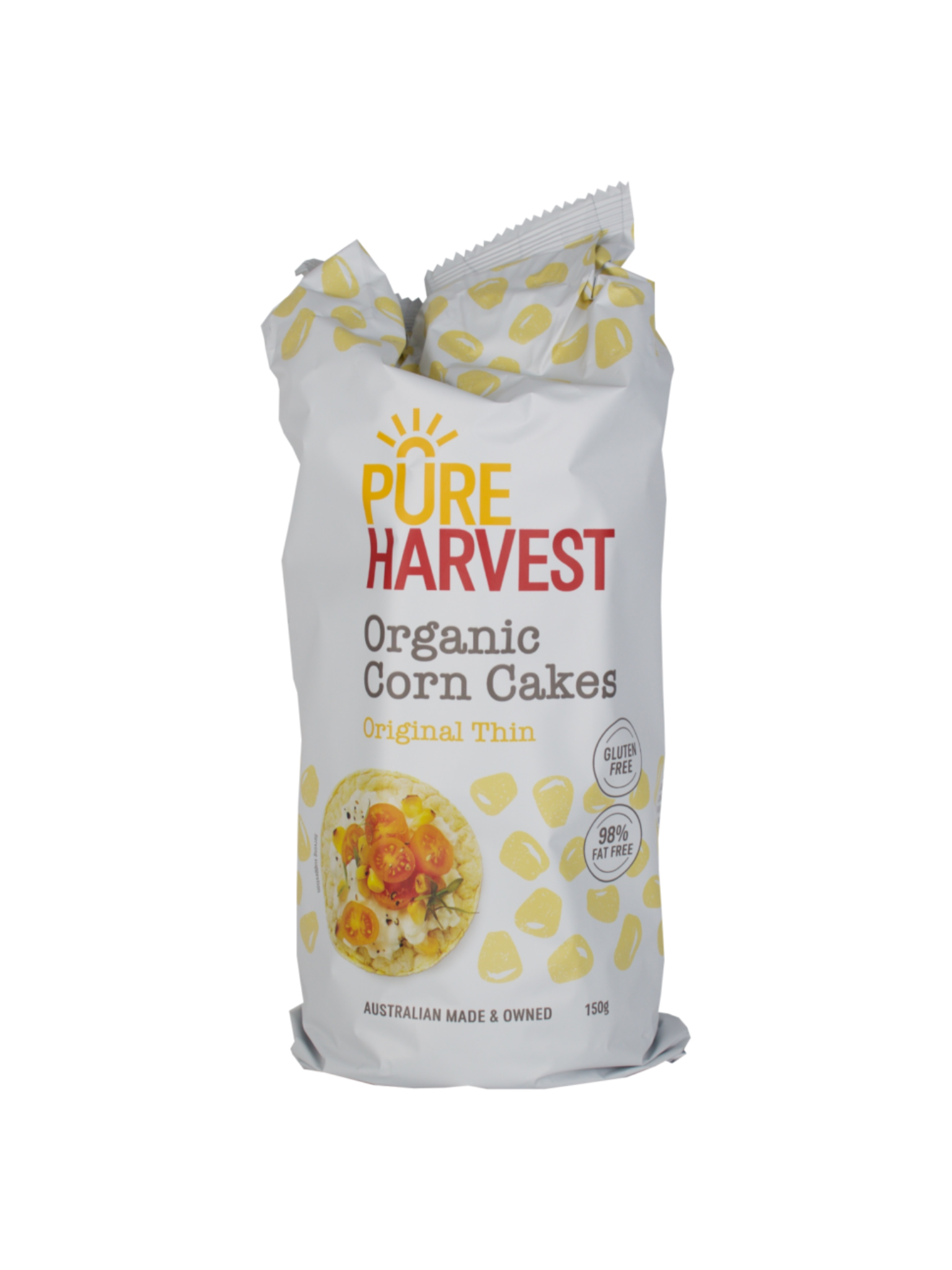 Pureharvest Organic Corn Cakes 150g