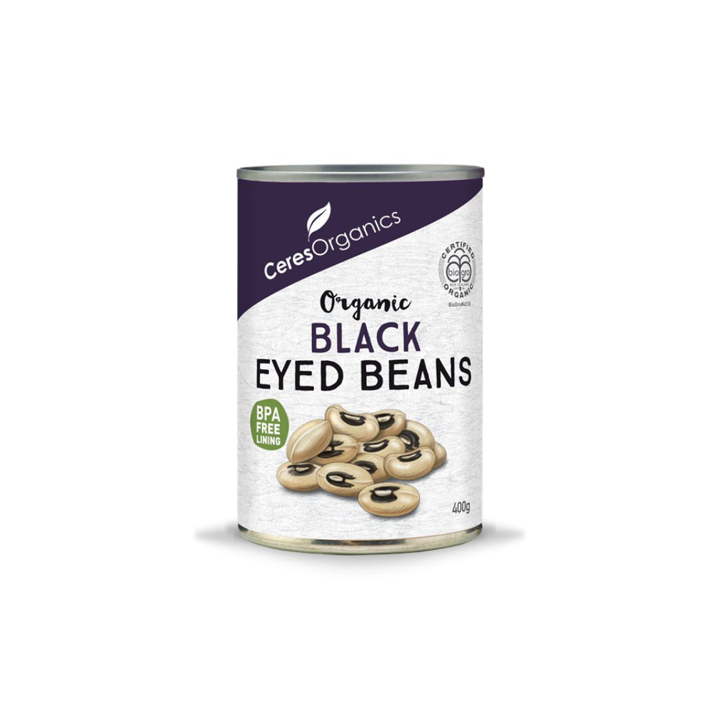 Organic Black Eyed Beans Ceres Organics 400g