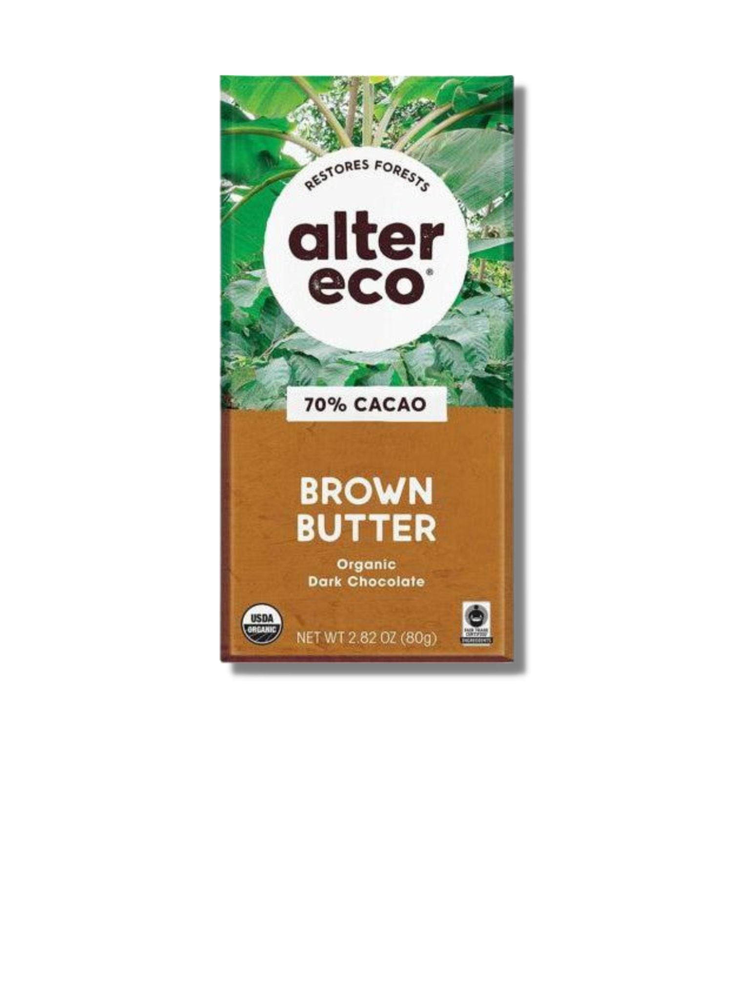 Alter Eco Organic Dark Chocolate Brown Butter 80g